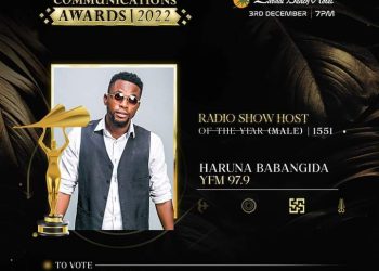YFM’s Haruna Babaginda earns nomination for the 2022 National Communications Awards