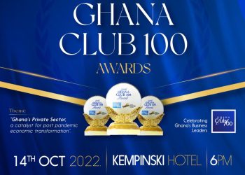 Ghana Club 100 slated for October 14
