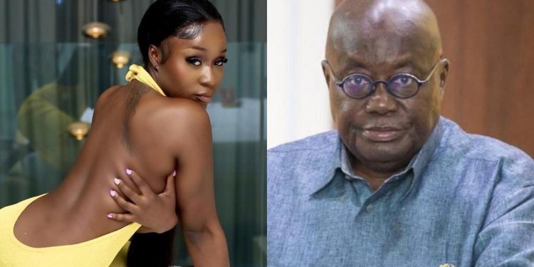 Efia Odo ranges on Akufo Addo; labels him as incompetent & cold hearted