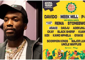 Meek Mill set to fulfill desire; headlined for Afro Nation Ghana 2022