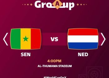 #WorldCupOnY: Senegal vrs Netherlands- Live