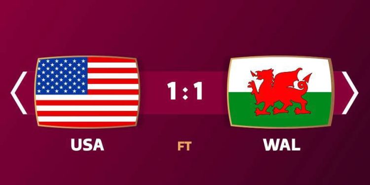 #WorldCupOnY: Bale secures a point for Wales against USA