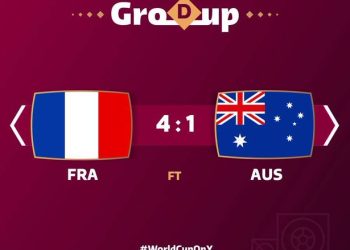 #WorldCupOnY: France ran riot over Australia as Giroud becomes France's top-scorer