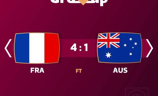 #WorldCupOnY: France ran riot over Australia as Giroud becomes France's top-scorer