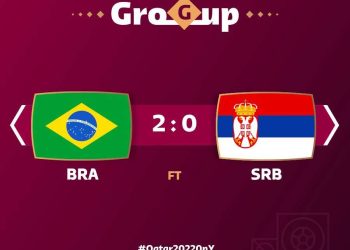 #WorldCupOnY: Richarlison's brace inspires Brazil cruise over Switzerland