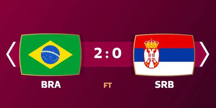 #WorldCupOnY: Richarlison's brace inspires Brazil cruise over Switzerland