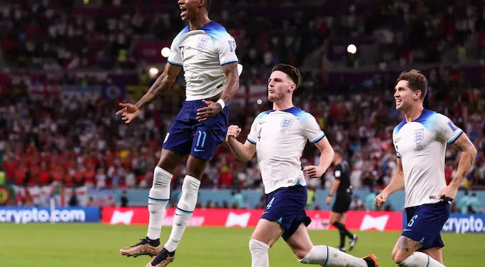 #WorldCupOnY: Rashford brace sends England top of Group B as Wales exit tournament