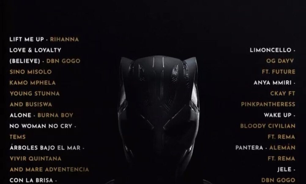 Wakanda Forever Soundtrack detailed; Stormzy, Burna Boy,Fireboy DML, Ckay, Tems and more join Rihanna on new soundtrack