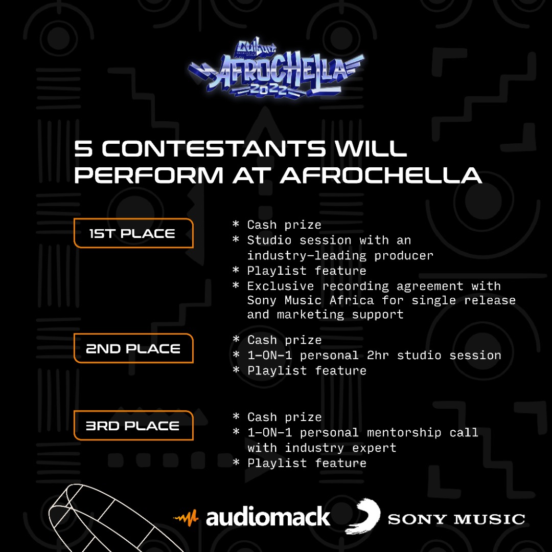 Sony Music Africa partners with Afrochella and Audiomack to launch expanded ‘Rising Star Challenge’ competition