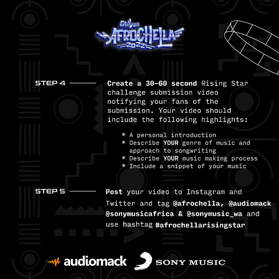 Sony Music Africa partners with Afrochella and Audiomack to launch expanded ‘Rising Star Challenge’ competition