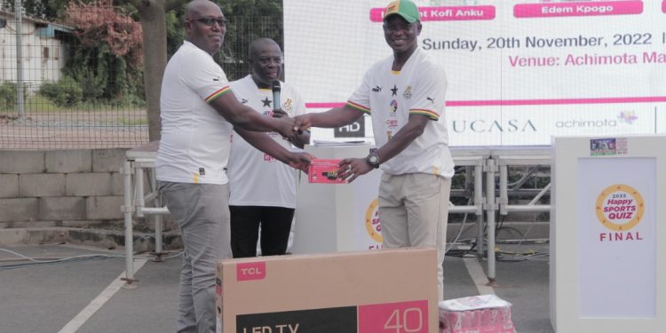 2022 Happy Sports Quiz: Edem Kpogo beat competition to become the ultimate winner