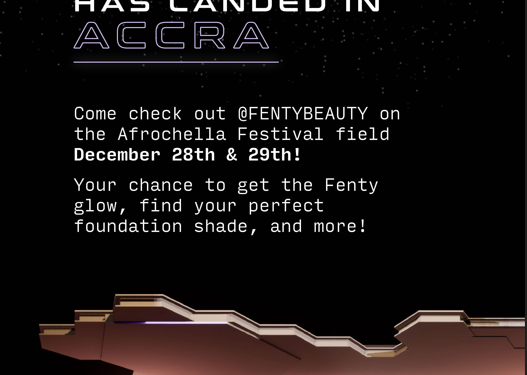 Fenty Beauty to host Fenty Glow + go Beauty Bar at Afrochella 2022 in Ghana
