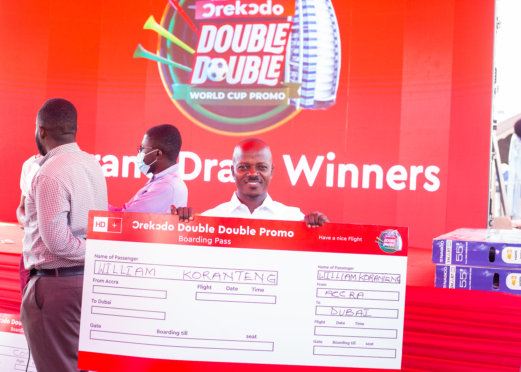 Travel Dreams come alive for Ultimate Winners of HD+ 'Ɔrekɔdo Double Double Final Draw