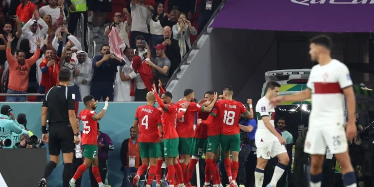 #WorldCupOnY: Morocco kickout Ronaldo's Portugal, becomes first African country to qualify for the semi-finals