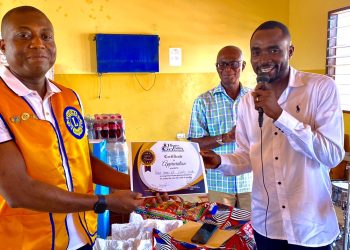 The Tema Community 25 Lion’s Club climax the year with a massive donation to the Heart of the Father orphanage – (JoshKridan’s Children’s Home)
