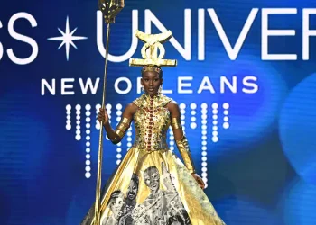 Miss Ghana makes list for wildest national costumes at the 71st annual Miss Universe pageant