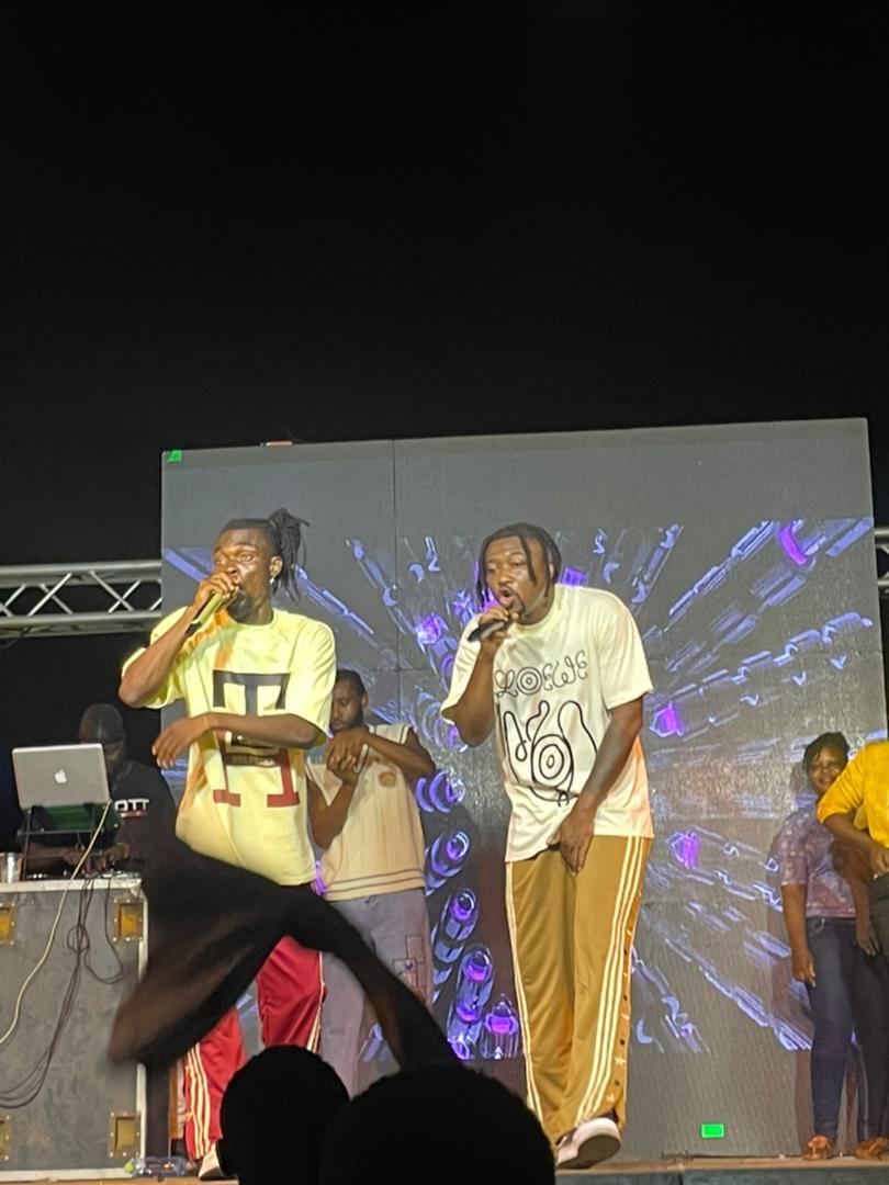 Music duo, Fifty 50, mobilize Adenta youth for a clean-up exercise; crowns it with a massive outdoor concert