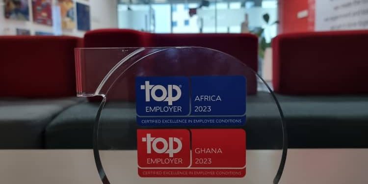 Vodafone Ghana Recognised as a Top Employer for 2023 by Top Employers Institute