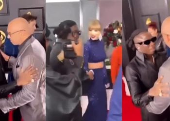 WATCH: Stonebwoy spotted with Taylor Swift at Grammy 2023