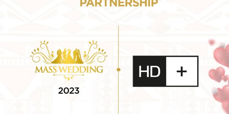 HD+ joins 2023 edition of the Happy FM Mass Wedding in grand ‘FeeliFeeli’ style