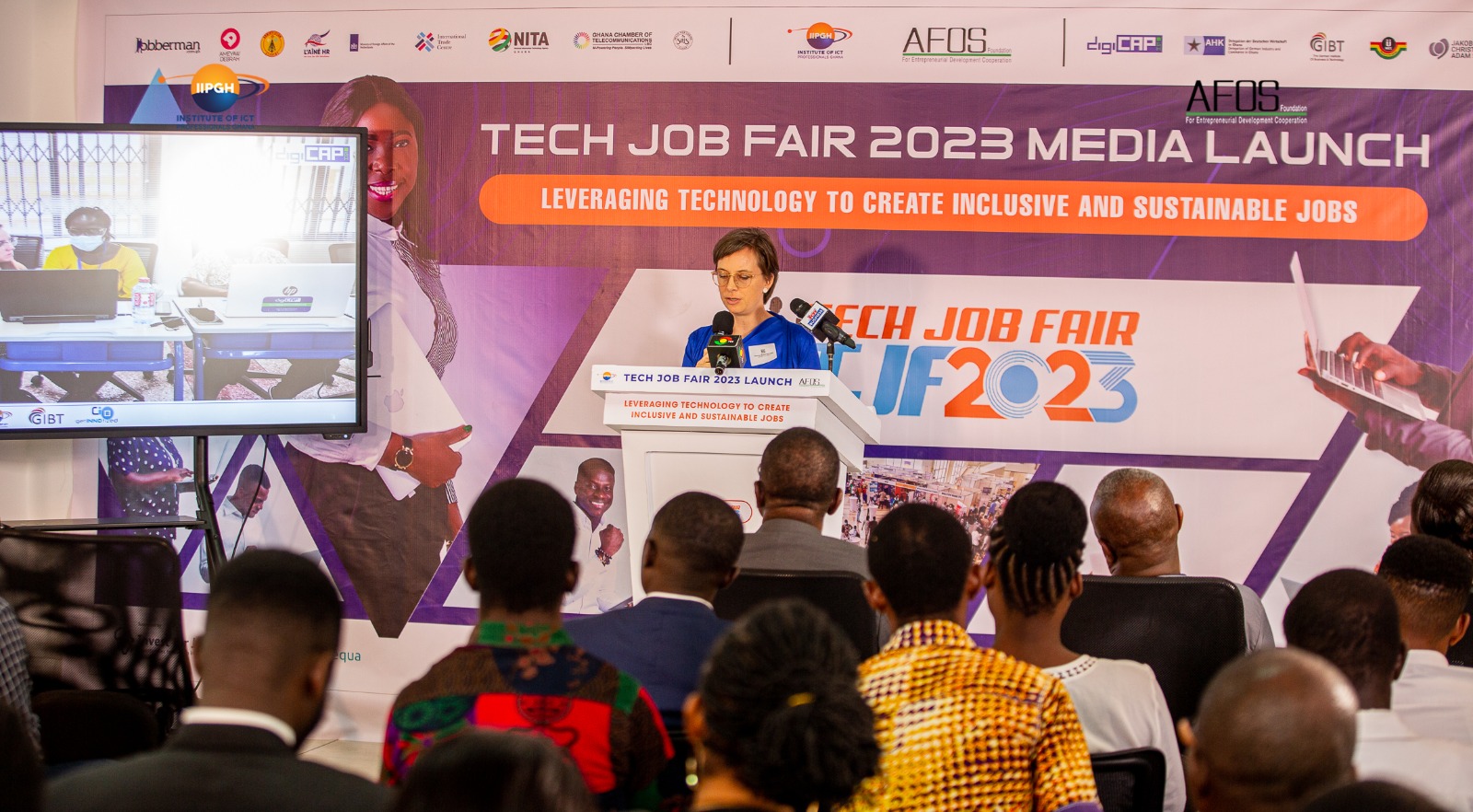 IIPGH, AFOS Foundation and partners launch Tech Job Fair (TJF) 2023