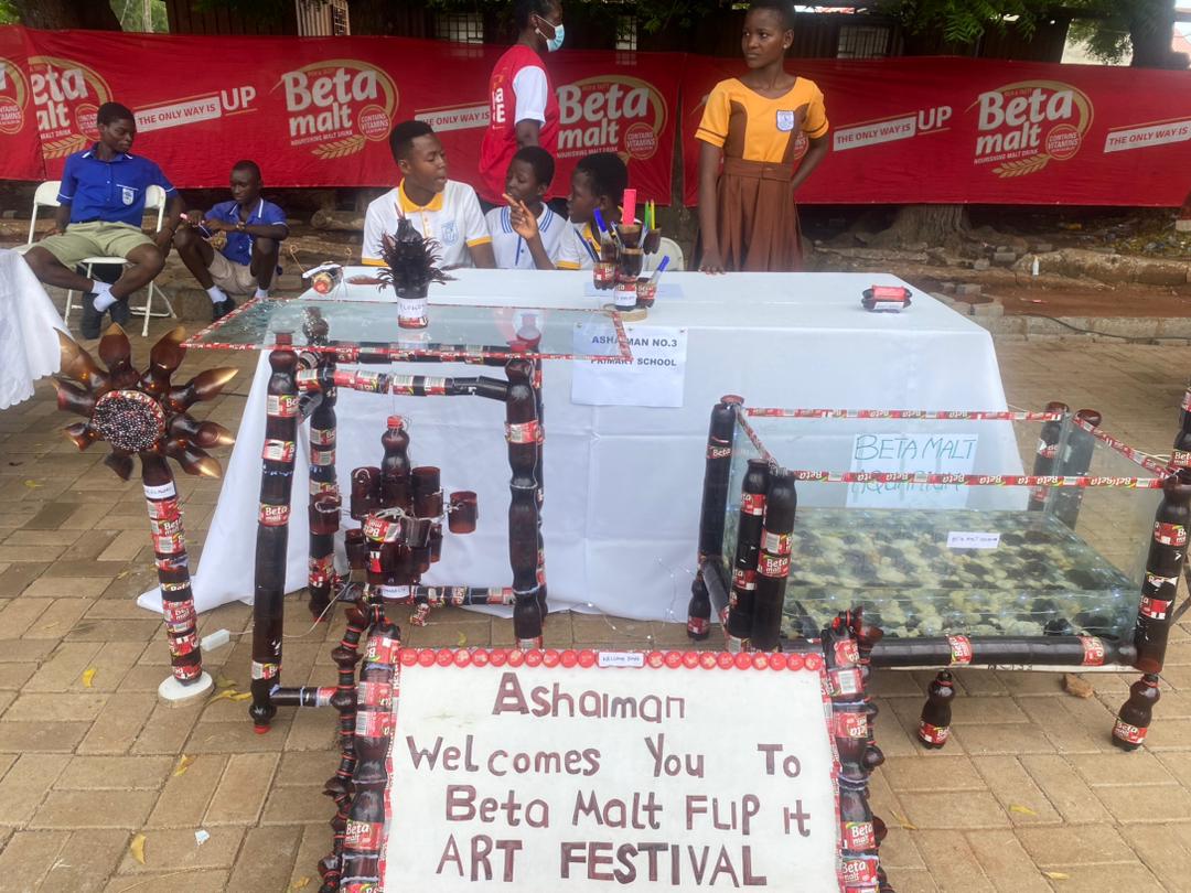We exist to encourage creativity and clean environment – Accra Brewery on Beta Malt Flip It Art Recycling Challenge