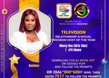 Foklex Media Awards: e.tv Ghana’s Mercy Bee receives ‘Program Host of the Year nominations