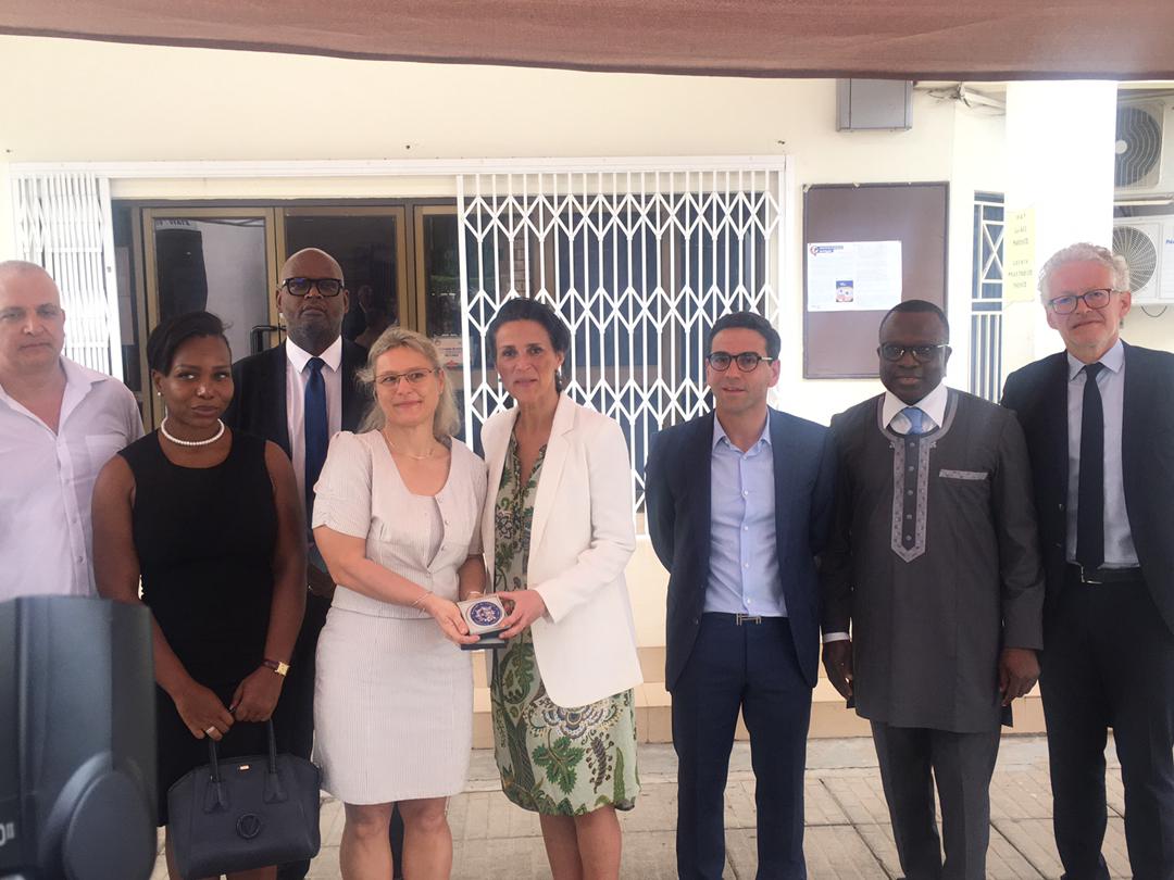 French Minister of State Zacharopoulou visits Lycée Français International d'Accra and Ecole Ronsard school