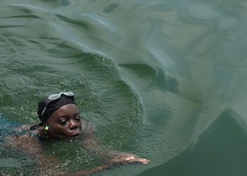 Yvette Tetteh is swimming 450KM across Volta Lake