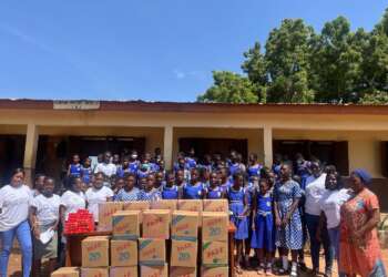 MYO Global launches 'Pad The Girl' project; donates sanitary pads to girls in Dodowa Presby School