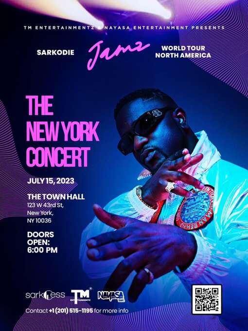 Sarkodie set for North America JAMZ tour