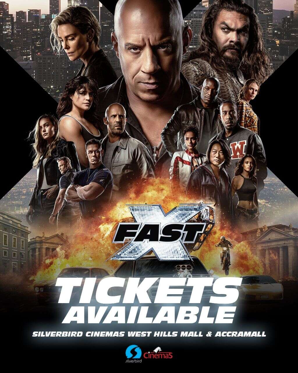 Fast and Furious X – A true Silverbird Cinemas heritage returns