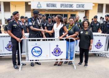 Pernod Ricard Ghana donates barricades to Ghana Police Service