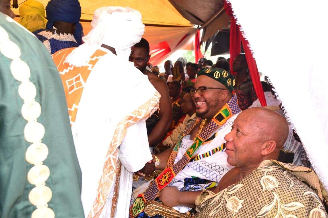 Solomon Mwamba Wa Ngoy installed as chief at Abease in Bono East Region, Ghana