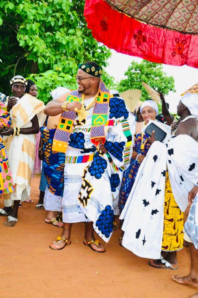 Solomon Mwamba Wa Ngoy installed as chief at Abease in Bono East Region, Ghana