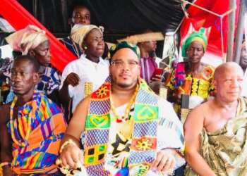 Solomon Mwamba Wa Ngoy installed as chief at Abease in Bono East Region, Ghana