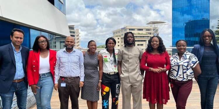 Black Sherif and Worlasi visit Vodafone Ghana after VGMA triumphs