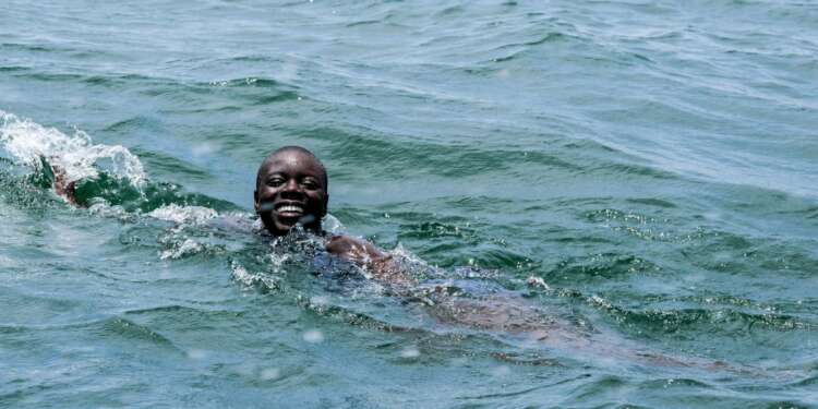 Yvette Tetteh finishes historic longest swim in Ghana, highlights impact of 'waste colonialism' with The Or Foundation