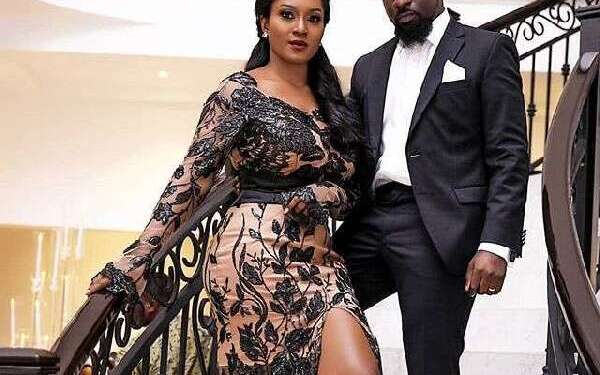 Tracy flaunts wedding ring, reiterates position as wife of Sarkodie
