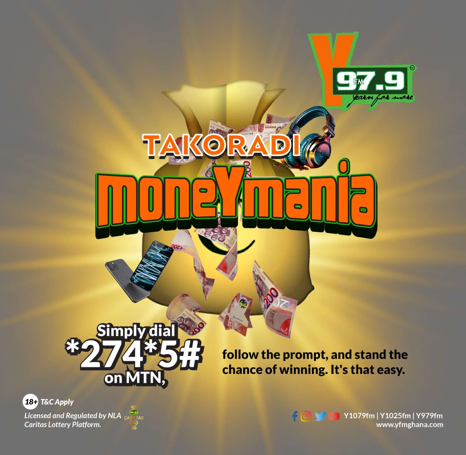 YFM launches MoneyMania, set to reward listeners with 20,000 cedis weekly