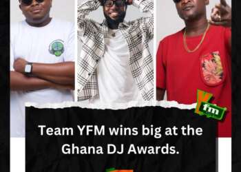 YFM Accra wins big at 2023 Guinness Ghana DJ Awards as Hypeman Kojo Manuel, DJ Ganj , Dj Loft and DJ Kess emerge winners
