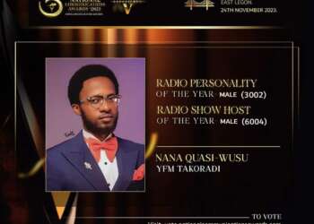 Nana Quasi-Wusu earns prestigious nomination for National Communications Award 2023