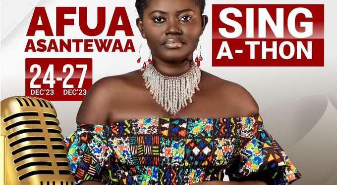 Ghana's Afua Asantewaa recieves green light from Guinness World Records for new singing marathon record