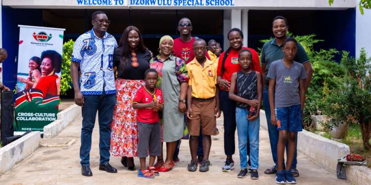 Kenyans in Ghana Association (KGA) spreads Christmas cheer with donation to Dzorwulu Special School