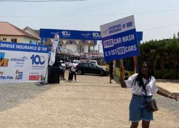 Enterprise Insurance celebrates 100 Years with "Y'afe Nie" Motor Insurance promo and "Splash Drive" initiative