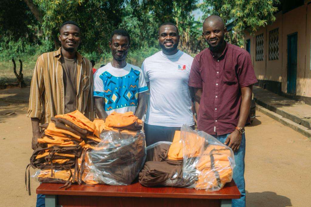 Random Acts Empowers girls’ education with 55 school uniforms for Kwaku Tawiah M/A Basic School