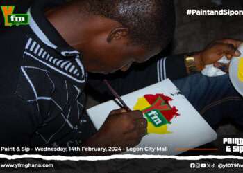 YFM kickstarts Paint&Sip train from Legon City Mall