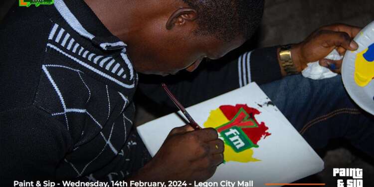 YFM kickstarts Paint&Sip train from Legon City Mall