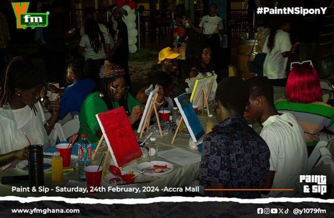 #YFMPaintNSip: PaintNSip marathon climaxes at Accra Mall