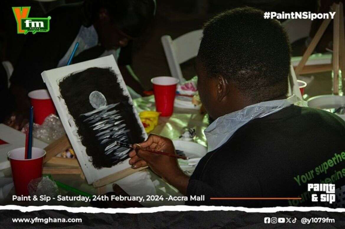 #YFMPaintNSip: PaintNSip marathon climaxes at Accra Mall